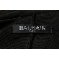 Balmain Kleid aus Viskose in Schwarz