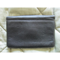 a.testoni Clutch en Cuir en Noir