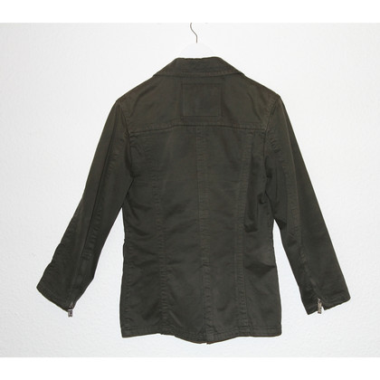 Bikkembergs Jacke/Mantel aus Baumwolle in Khaki
