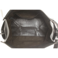 Isaac Reina Handtasche aus Leder in Grau