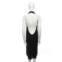 Maison Martin Margiela Robe en Soie en Noir