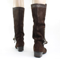 Fendi Boots Suede in Brown