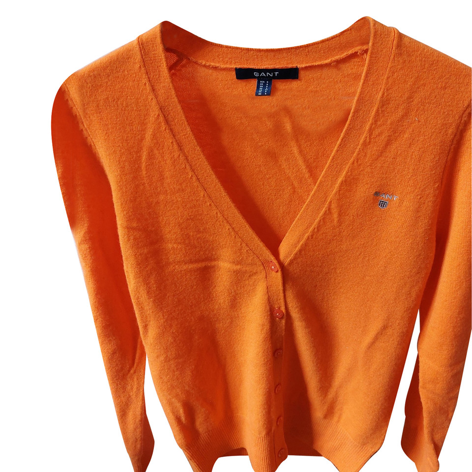 Gant Tricot en Laine en Orange