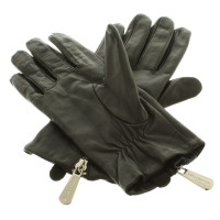 Michael Kors Leather gloves in black