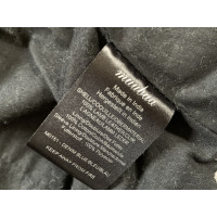 Muubaa Jacke/Mantel aus Leder in Grau