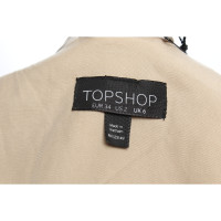 Topshop Jacket/Coat in Beige