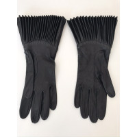 Gianni Versace Handschoenen Leer in Zwart