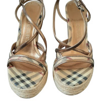 Burberry Sandals Canvas in Beige