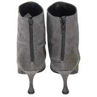 Michel Perry Ankle boots Canvas in Grey