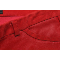 Isabel Marant Hose aus Leder in Rot