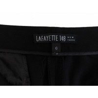 Lafayette 148 Paire de Pantalon en Coton en Noir