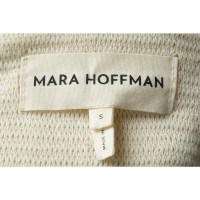 Mara Hoffman Oberteil aus Baumwolle in Creme