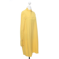 Prada Kleid aus Seide in Gelb
