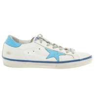 Golden Goose Sneaker in Pelle in Bianco