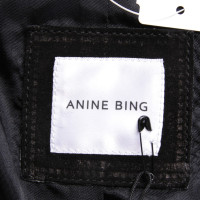 Anine Bing Veste/Manteau en Cuir en Noir