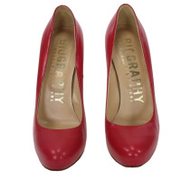 Biography Pumps/Peeptoes Leather in Red