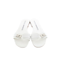 Fratelli Rossetti Sandalen aus Leder in Weiß