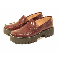 Alexa Chung Slippers/Ballerinas Leather in Bordeaux