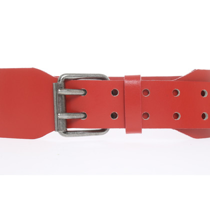 Stefanel Belt Leather in Red