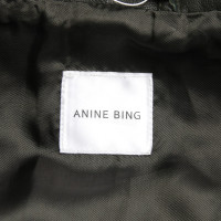 Anine Bing Jas/Mantel Leer in Groen