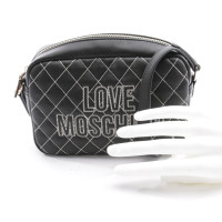 Love Moschino Shoulder bag Leather in Black
