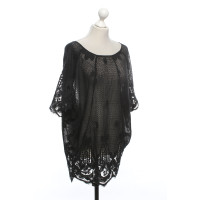 Miguelina Kleid aus Baumwolle in Schwarz