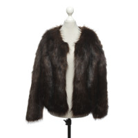 Unreal Fur Jacket/Coat in Brown