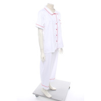 Solid & Striped Suit Cotton in White
