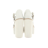 Jeffrey Campbell Sandals Leather in White