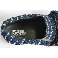 Karl Lagerfeld Slippers/Ballerina's in Blauw
