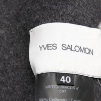 Yves Salomon Top Cashmere in Grey