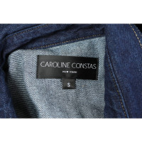 Caroline Constas Jas/Mantel Katoen in Blauw