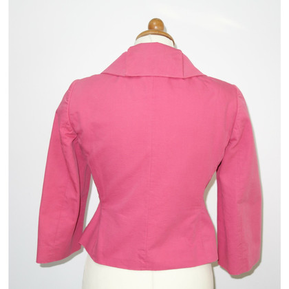Gucci Jacke/Mantel aus Baumwolle in Rosa / Pink