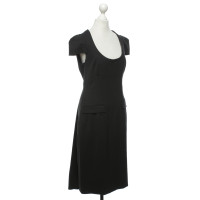 Prada Kleid aus Baumwolle in Schwarz