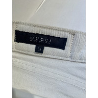 Gucci Jeans aus Baumwolle in Weiß