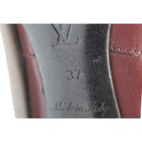 Louis Vuitton Stiefeletten aus Leder in Bordeaux