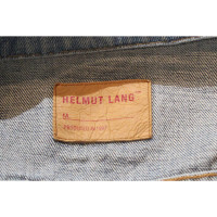Helmut Lang Jacke/Mantel aus Baumwolle in Blau