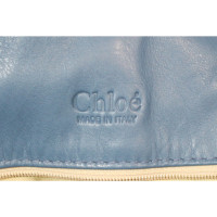 Chloé Shopper aus Leder in Blau