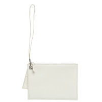 Bottega Veneta Clutch Bag Leather in White