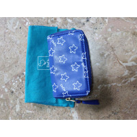 Dodo Pomellato Täschchen/Portemonnaie aus Leder in Blau