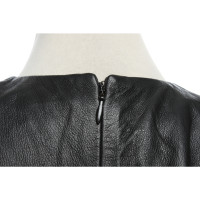 & Other Stories Top Leather in Black