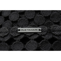 Elie Tahari Oberteil aus Baumwolle in Schwarz