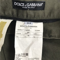 Dolce & Gabbana Kaki trousers with rubber