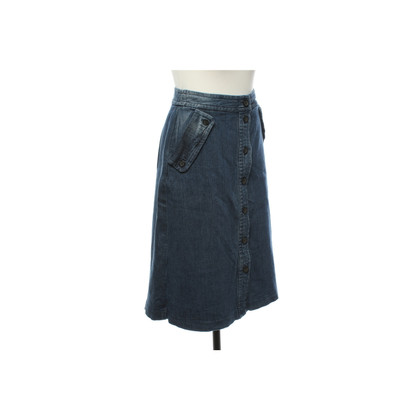 Michael Kors Skirt Cotton in Blue