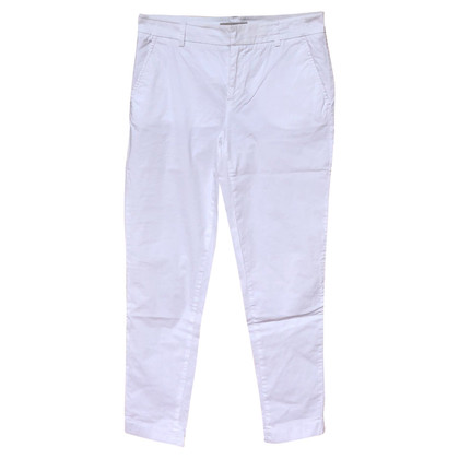 Stefanel Trousers Cotton in White