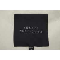 Robert Rodriguez Veste/Manteau en Cuir en Beige