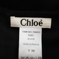 Chloé Zwarte zijden jurk 