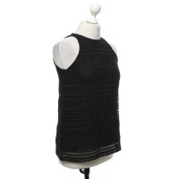 Vince Top en Coton en Noir