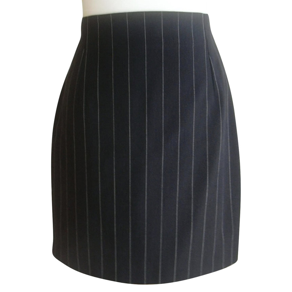 Gianni Versace skirt with pinstripe
