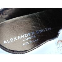 Alexander Smith Sneakers aus Leder in Silbern